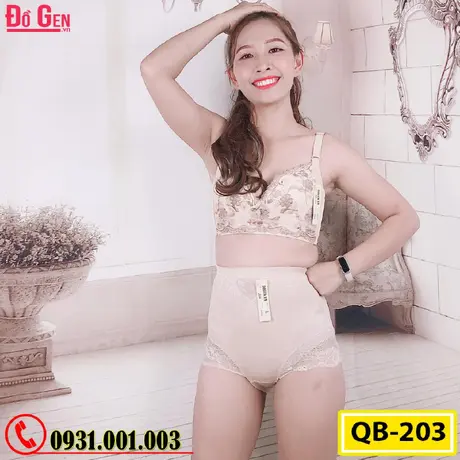 Quần Gen Lót Định Hình Chống Cuộn Thon Eo Thon Đùi Nâng Mông (Cod: QB-203)