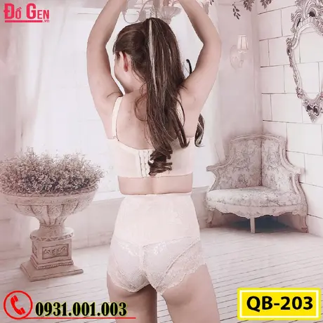 Quần Gen Lót Định Hình Chống Cuộn Thon Eo Thon Đùi Nâng Mông (Cod: QB-203)