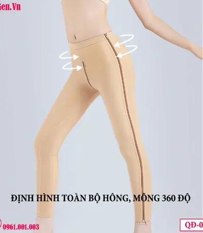 Quần Gen Y Tế Dài Sau Hút Mỡ QĐ-009 - Giảm Sưng & Định Hình Chuẩn