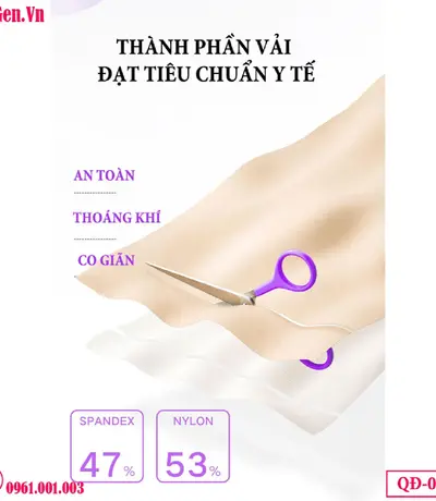 Quần Gen Y Tế Dài Sau Hút Mỡ QĐ-009 - Giảm Sưng & Định Hình Chuẩn