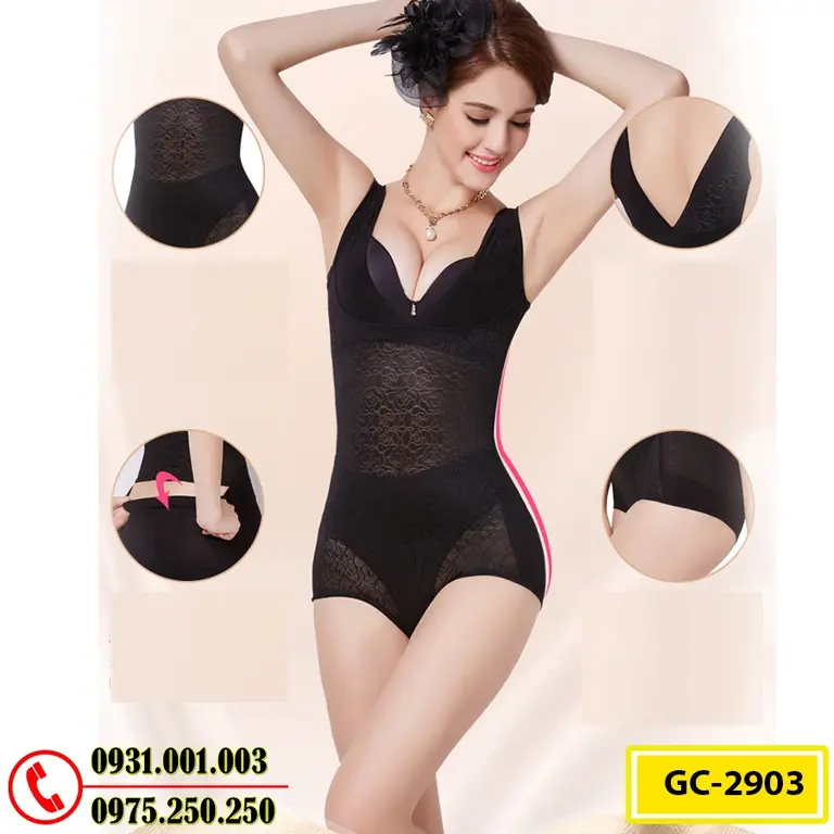 Đồ Lót Định Hình - Quần Áo Gen Định Hình Cao Cấp Liền Thân (Cod: GC-2903)