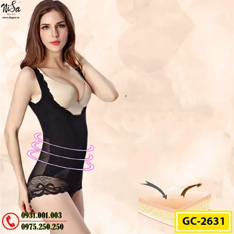 Bộ Đồ Lót Định Hình - Gen Định Hình Bikini Liền Thân Cao Cấp (Cod: GC-2631)