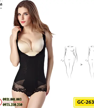 Bộ Đồ Lót Định Hình - Gen Định Hình Bikini Liền Thân Cao Cấp (Cod: GC-2631)