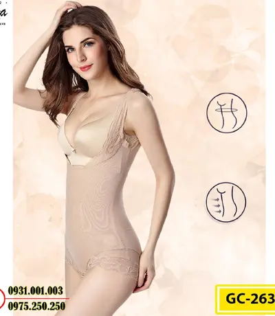 Bộ Đồ Lót Định Hình Liền Thân Hỗ Trợ Thu Gọn Vòng 2 Nâng Vòng 3 (Cod: GC-2631)