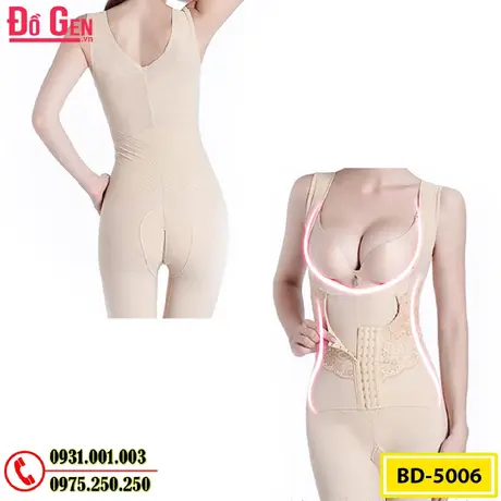 Bộ Đồ Lót Định Hình - Đồ Gen Định Hình Cao Cấp Giảm Bụng Thon Eo (COD: BD-5006)