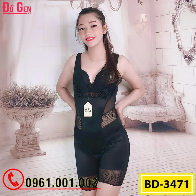 Bộ Đồ Gen Định Hình - Gen Nịt Bụng Dành Cho Người Thừa Cân Béo Phì (Cod: BD-3471)