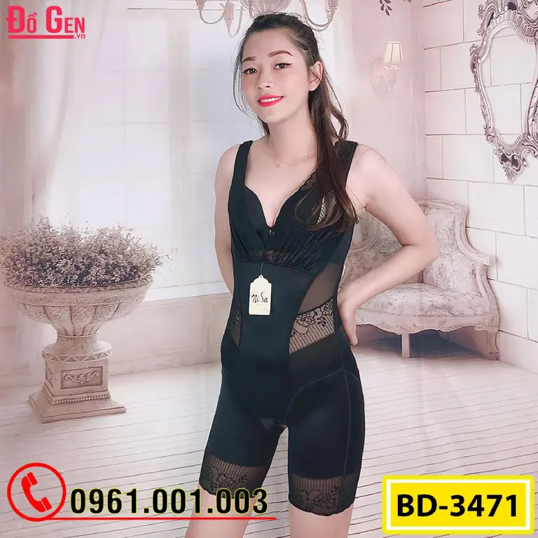 Bộ Đồ Gen Định Hình - Gen Nịt Bụng Dành Cho Người Thừa Cân Béo Phì (Cod: BD-3471)