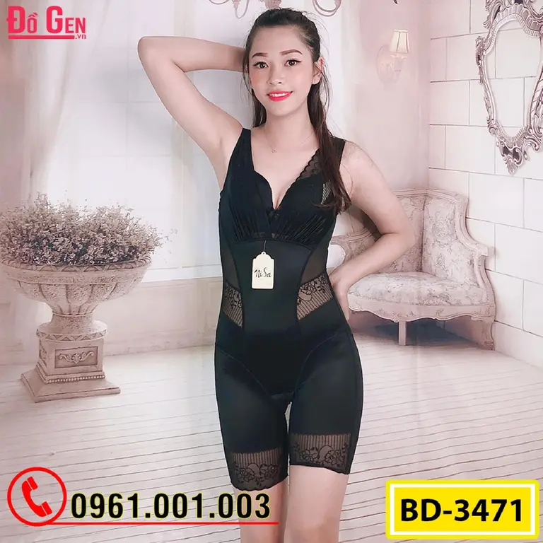 Bộ Đồ Gen Định Hình - Gen Nịt Bụng Dành Cho Người Thừa Cân Béo Phì (Cod: BD-3471)