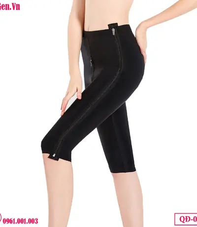 Quần Gen Y Tế Định Hình Sau Hút Mỡ Giai Đoạn 1 Chuẩn Y Khoa QĐ-008 | Có Khóa Kéo & Khóa Zip Đáy | Đồ Gen VN