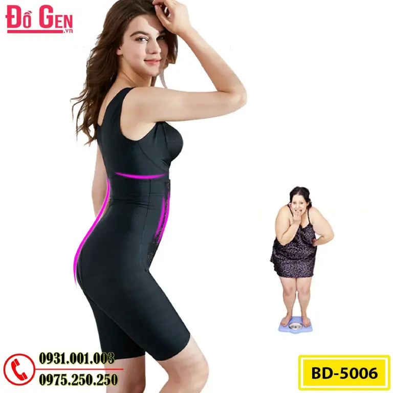 Bộ Đồ Lót Định Hình Bikini Liền Thân Thu Gọn Vòng Eo (Cod: BD-5006)