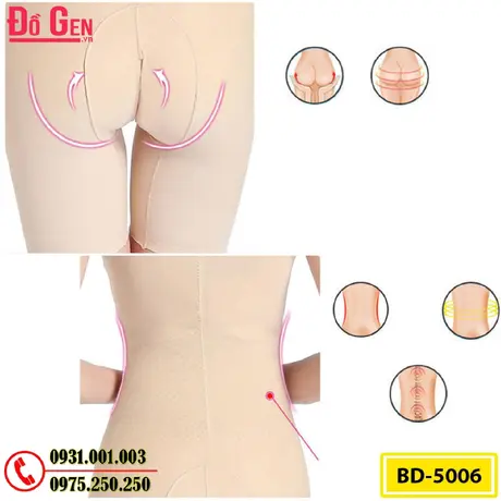 Bộ Đồ Lót Định Hình Bikini Liền Thân Thu Gọn Vòng Eo (Cod: BD-5006)