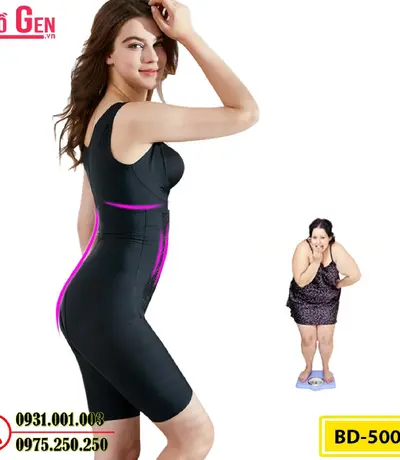 Bộ Đồ Lót Định Hình Bikini Liền Thân Thu Gọn Vòng Eo (Cod: BD-5006)