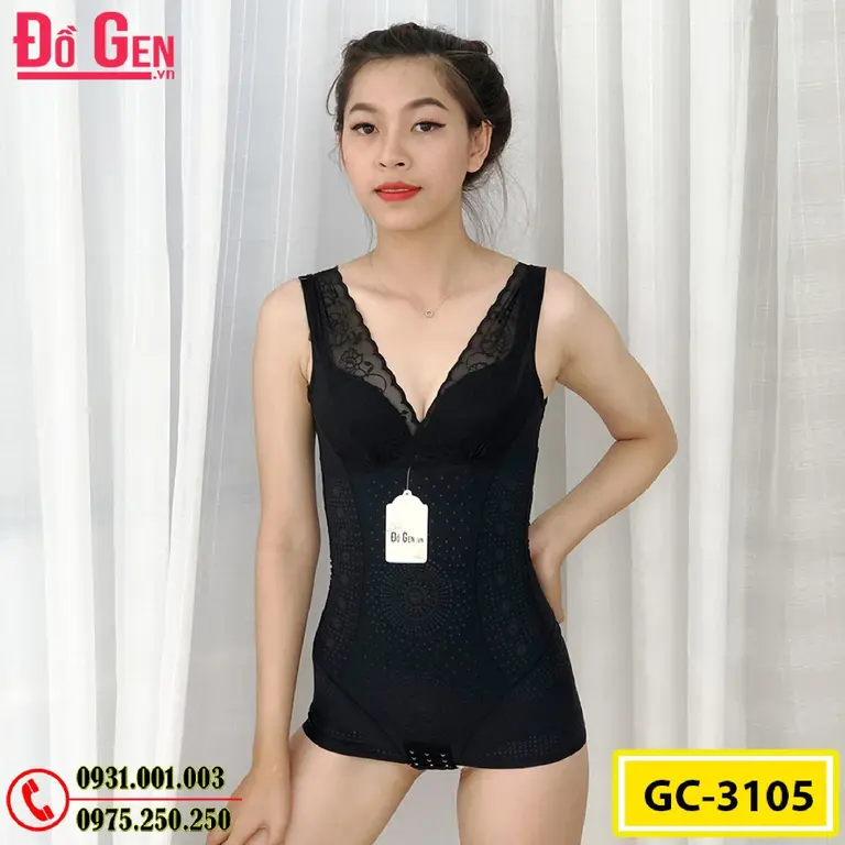 Bộ Đồ Lót Gen Định Hình - Gen Nịt Bụng Thu Gọn Vòng Eo (Cod: GC-3105)