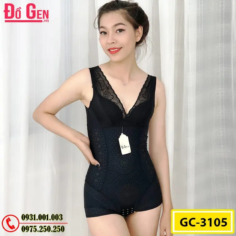 Bộ Đồ Lót Gen Định Hình - Gen Nịt Bụng Thu Gọn Vòng Eo (Cod: GC-3105)