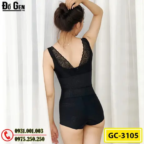 Bộ Đồ Lót Gen Định Hình - Gen Nịt Bụng Thu Gọn Vòng Eo (Cod: GC-3105)