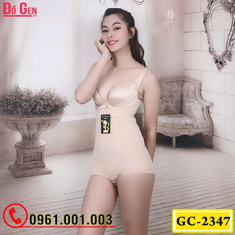 Bộ Đồ Lót Gen Định Hình - Gen Nịt Bụng Thu Gọn Vòng Eo (Cod: GC-2347