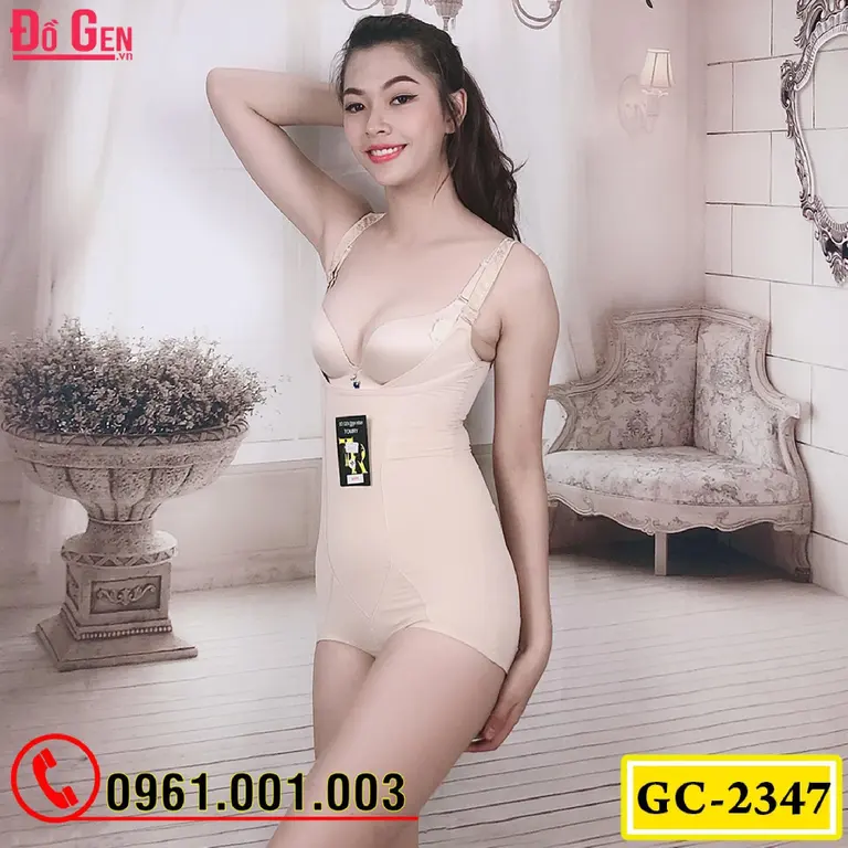 Bộ Đồ Lót Gen Định Hình - Gen Nịt Bụng Thu Gọn Vòng Eo (Cod: GC-2347