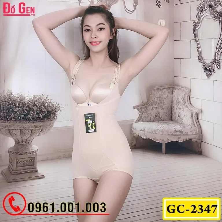 Bộ Đồ Lót Gen Định Hình - Gen Nịt Bụng Thu Gọn Vòng Eo (Cod: GC-2347