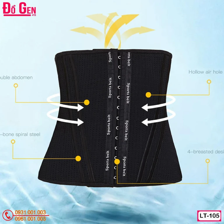 Gen Nịt Bụng Latex Định Hình Vòng Eo LT-105