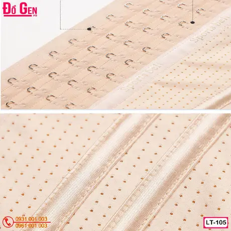 gen nịt bụng latex dạng thun 15 xương định hình