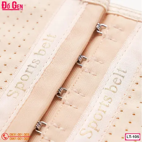 gen nịt bụng latex dạng thun 15 xương định hình