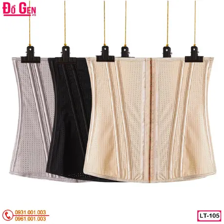 gen nịt bụng latex dạng thun 15 xương định hình