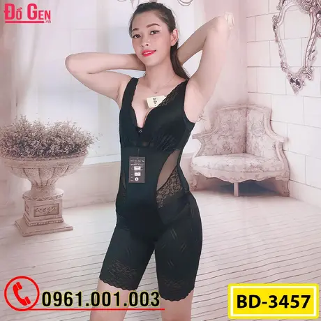 Bộ Đồ Lót Gen Định Hình - Gen Nịt Bụng Thu Gọn Vòng Eo (Cod: BD-3457)
