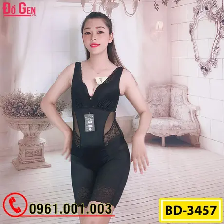 Bộ Đồ Lót Gen Định Hình - Gen Nịt Bụng Thu Gọn Vòng Eo (Cod: BD-3457)