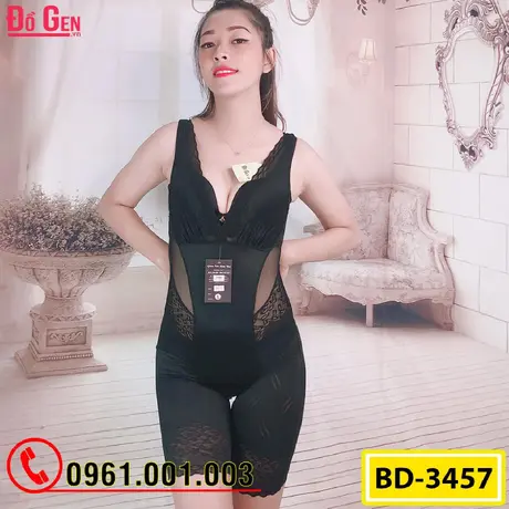 Bộ Đồ Lót Gen Định Hình - Gen Nịt Bụng Thu Gọn Vòng Eo (Cod: BD-3457)