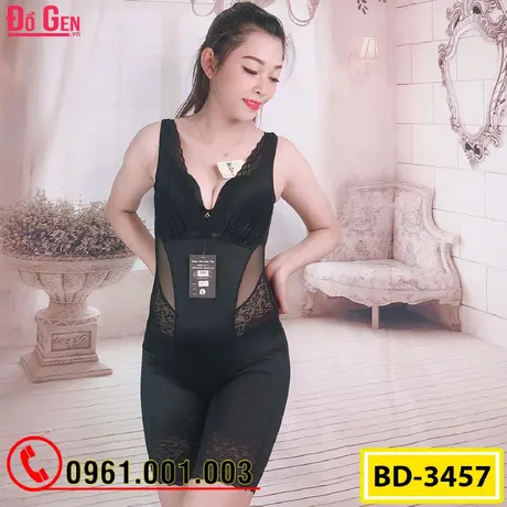 Bộ Đồ Lót Gen Định Hình - Gen Nịt Bụng Thu Gọn Vòng Eo (Cod: BD-3457)