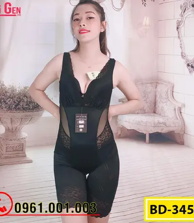 Bộ Đồ Lót Gen Định Hình - Gen Nịt Bụng Thu Gọn Vòng Eo (Cod: BD-3457)