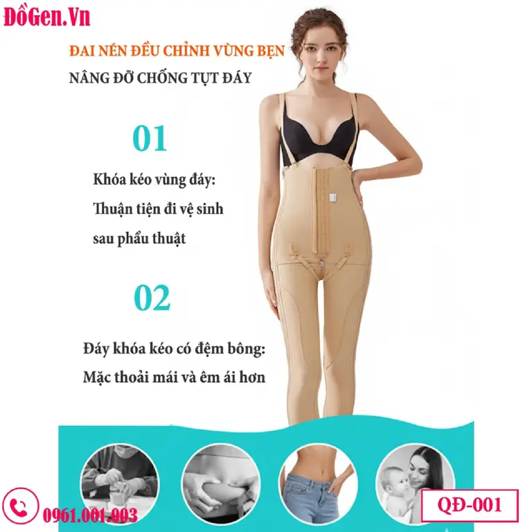 ở Hữu Vòng Eo Con Kiến Thần Tốc: Bí Mật Đằng Sau Quần Gen Y Tế QĐ-003 Sau Hút Mỡ