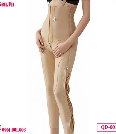 Quần Gen Nịt Bụng Đùi QĐ-001 - Định Hình Sau Hút Mỡ Chuẩn Y Khoa