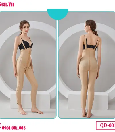 Quần Gen Nịt Bụng Đùi QĐ-001 - Định Hình Sau Hút Mỡ Chuẩn Y Khoa
