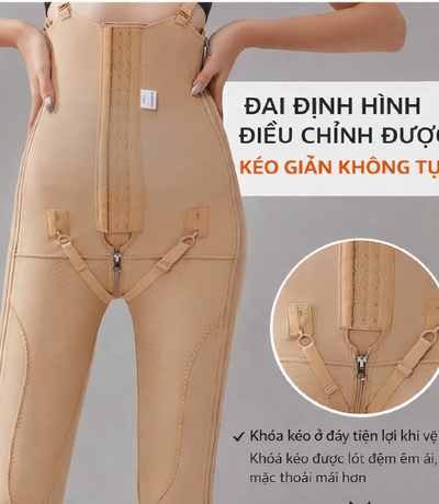 Quần Gen Nịt Bụng Đùi QĐ-001 - Định Hình Sau Hút Mỡ Chuẩn Y Khoa