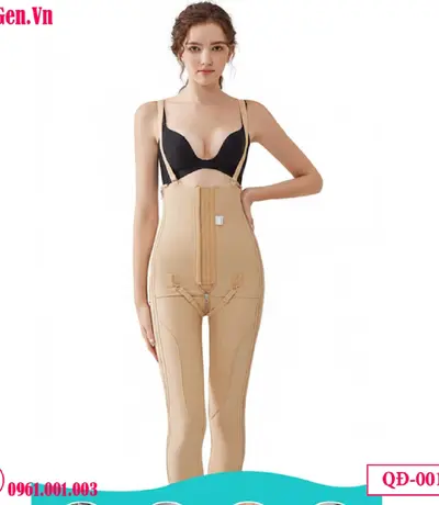 Quần Gen Nịt Bụng Đùi QĐ-001 - Định Hình Sau Hút Mỡ Chuẩn Y Khoa