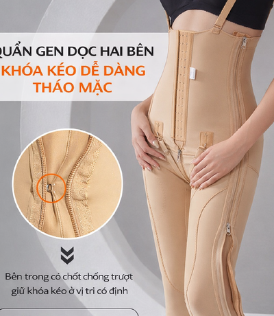 Quần Gen Nịt Bụng Đùi QĐ-001 - Định Hình Sau Hút Mỡ Chuẩn Y Khoa