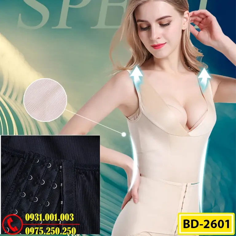 Bộ Đồ Gen Định Hình - Đồ Lót Định Hình Thu Gọn Vòng Eo (Cod: BD-2601)