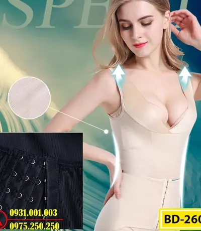 Bộ Đồ Gen Định Hình - Đồ Lót Định Hình Thu Gọn Vòng Eo (Cod: BD-2601)