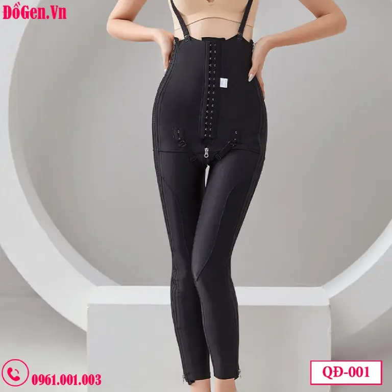 Quần Gen Nịt Bụng Đùi Sau Hút Mỡ QĐ-001 | Nén Mạnh - Giảm Sưng