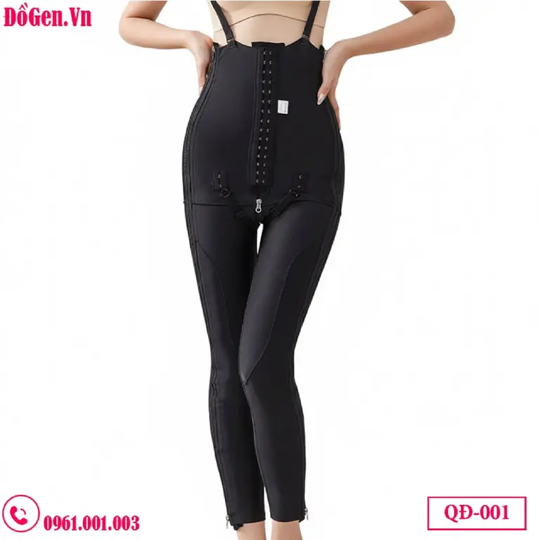 Quần Gen Nịt Bụng Đùi Sau Hút Mỡ QĐ-001 | Nén Mạnh - Giảm Sưng