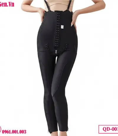 Quần Gen Nịt Bụng Đùi Sau Hút Mỡ QĐ-001 | Nén Mạnh - Giảm Sưng