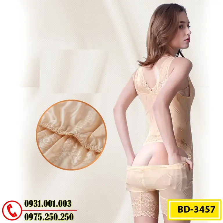 Quần Áo Gen Định Hình - Đồ Lót Định Hình Liền Thân Thu Nhỏ Bụng (Cod: BD-3457)