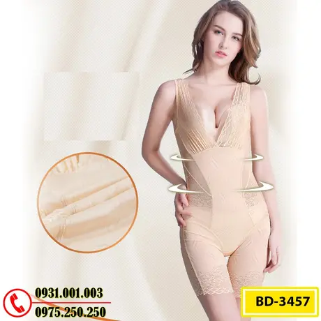 Quần Áo Gen Định Hình - Đồ Lót Định Hình Liền Thân Thu Nhỏ Bụng (Cod: BD-3457)
