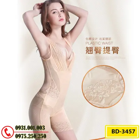 Quần Áo Gen Định Hình - Đồ Lót Định Hình Liền Thân Thu Nhỏ Bụng (Cod: BD-3457)