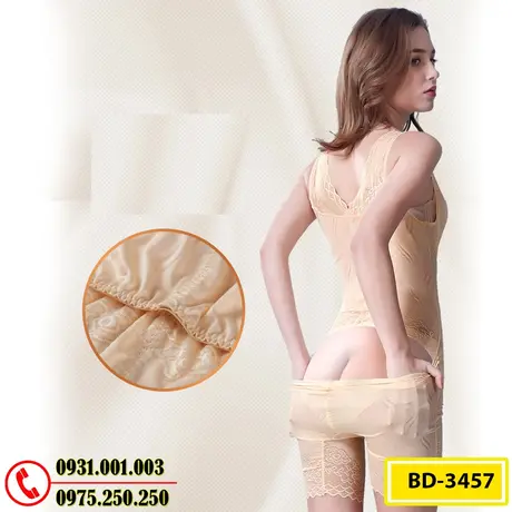 Quần Áo Gen Định Hình - Đồ Lót Định Hình Liền Thân Thu Nhỏ Bụng (Cod: BD-3457)
