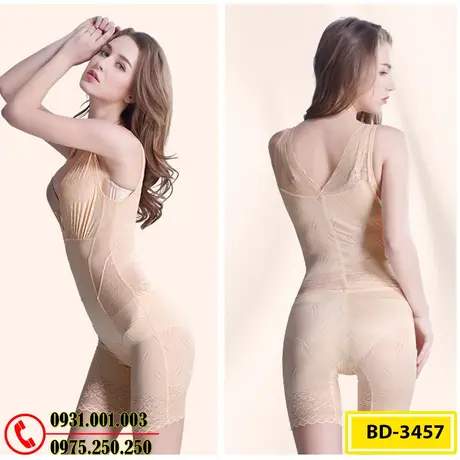 Quần Áo Gen Định Hình - Đồ Lót Định Hình Liền Thân Thu Nhỏ Bụng (Cod: BD-3457)