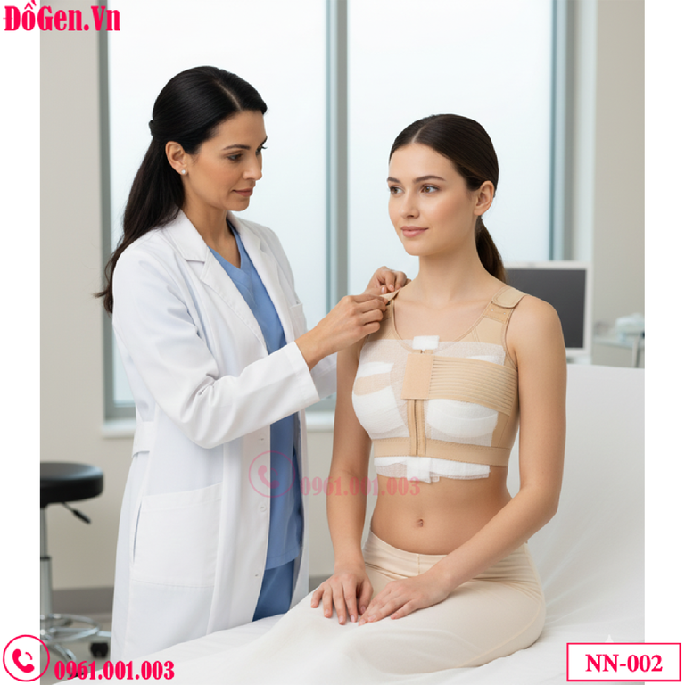 Áo gen phục hồi sau phẫu thuật định hình ngực NN-002 TP.HCM | Dogen