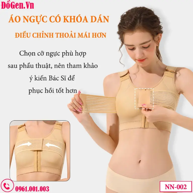Áo gen phục hồi sau phẫu thuật định hình ngực NN-002 TP.HCM | Dogen