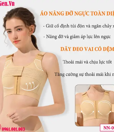 Áo Gen Định Hình Sau Phẫu Thuật Ngực NN-002 – Phục Hồi An Toàn, Giữ Dáng Chuẩn Y Khoa